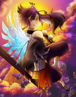BANZOIN HAKKA EXORCIST COMICS I made art an alternate cover!