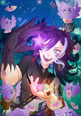Happy 1 Year Anniv Banzoin Hakka Cover Art for the guestbook!