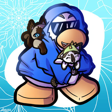 PengieVT and his kibbies! Follow him he's awesome