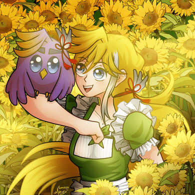 I made a follower raffle and she won!