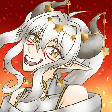 Reika Bday 2024 She's a silly dragon